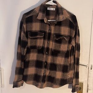 Hollister XS Boyfriend Fit Flannel